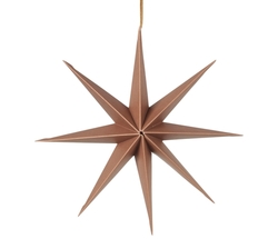 Vánoční hvězda na zavěšení P.50 cm, hnědá