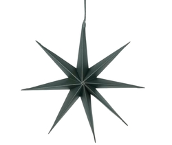 Vánoční hvězda na zavěšení P.50 cm, zelená